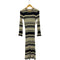 アメリ AMERI multi border knit dress レディース