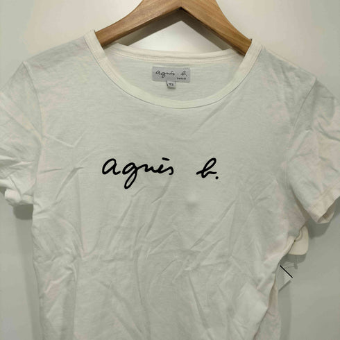 アニエスベー agnes b. ロゴプリント S/S Tシャツ レディース T2