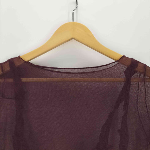 アメリ AMERI 2PIECE SHEER LONG KNIT TOP レディース JPN:S