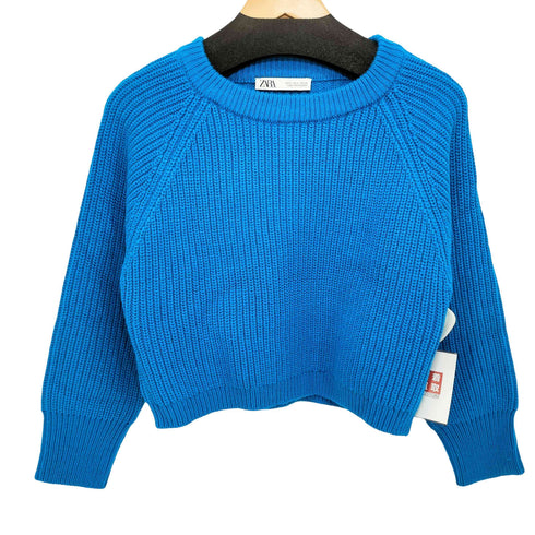 ザラ ZARA ローゲージ ラグランニット レディース import:M