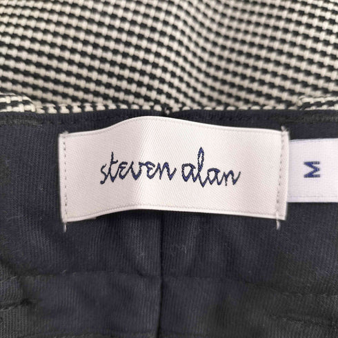 スティーブンアラン Steven Alan 千鳥格子 ポリウールスラックス メンズ M