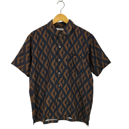 ジャーナルスタンダード JOURNAL STANDARD GEOM PATTERN ジオメパターン ショートスリーブ 柄シャツ メンズ M