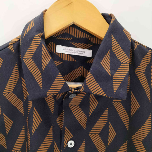 ジャーナルスタンダード JOURNAL STANDARD GEOM PATTERN ジオメパターン ショートスリーブ 柄シャツ メンズ M