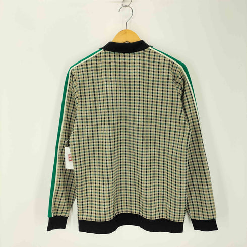 ザラ ZARA ジッパーディテール チェック ポロシャツ メンズ import:M