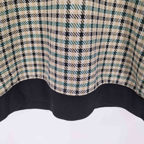 ザラ ZARA ジッパーディテール チェック ポロシャツ メンズ import:M