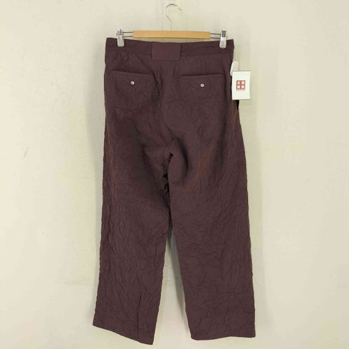 HORTENSE WRINKLED TAFFETA SLIT PANTS メンズ