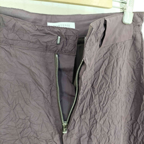 HORTENSE WRINKLED TAFFETA SLIT PANTS メンズ