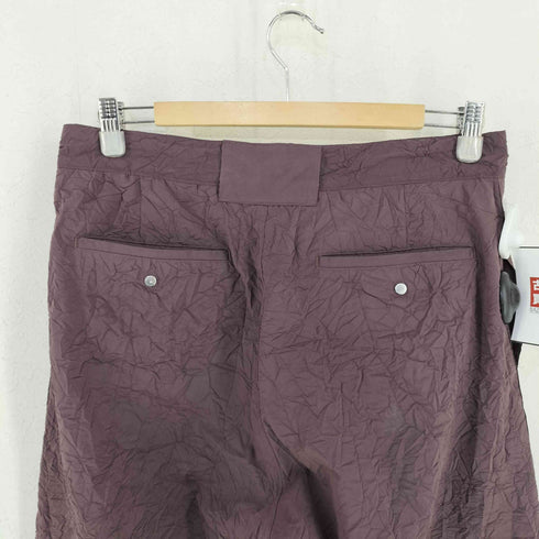 HORTENSE WRINKLED TAFFETA SLIT PANTS メンズ