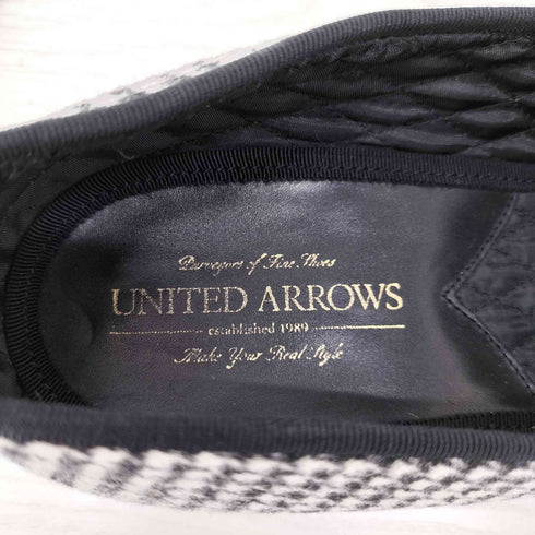 ユナイテッドアローズ UNITED ARROWS 千鳥格子 起毛スリッポン メンズ 41