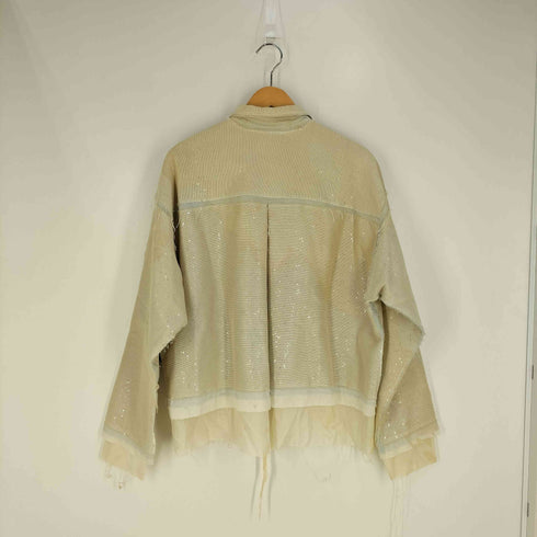 ミドリカワ MIDORIKAWA SEQUINED SHIRT スパンコール シャツジャケット メンズ FREE