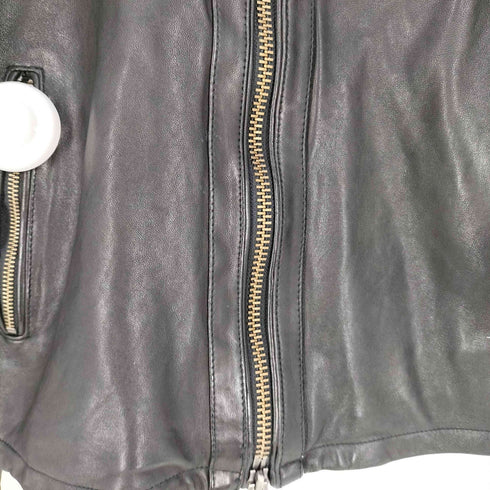 アヴィレックス AVIREX レザー ダブルジップ シングル ライダースジャケット メンズ import:XL
