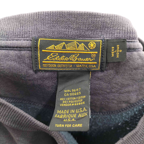 エディーバウアー Eddie Bauer 80S 前期 MADE IN USA フィッシングプリントスウェット メンズ JPN:L