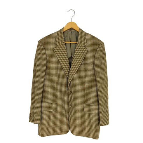 Ermenegildo Zegna イタリア製 チェック 2B テーラードジャケット メンズ