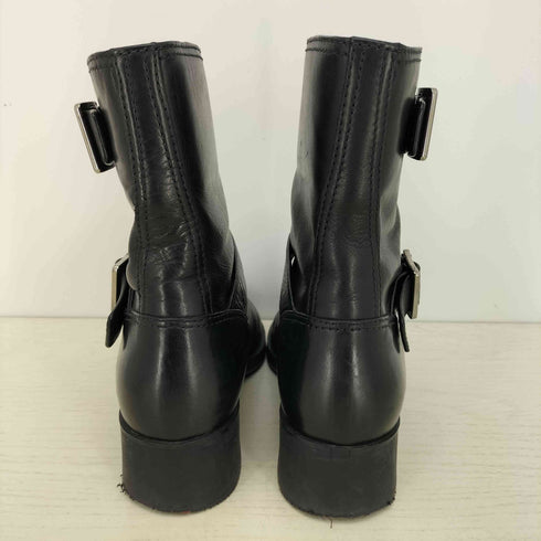 プラダ PRADA ベルテッド エンジニア ブーツ レディース JPN:36