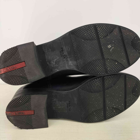 プラダ PRADA ベルテッド エンジニア ブーツ レディース JPN:36