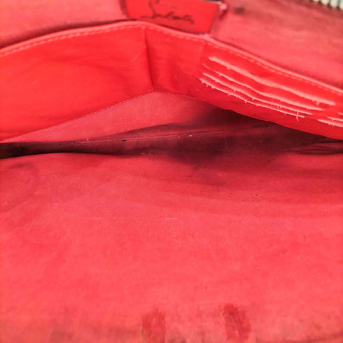 クリスチャンルブタン CHRISTIAN LOUBOUTIN スタッズ レザークラッチバッグ セカンドバッグ メンズ