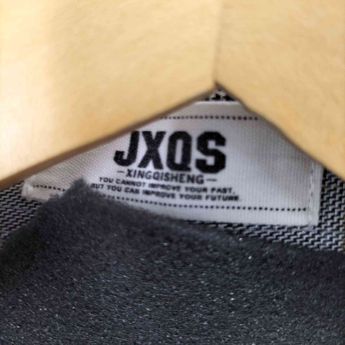 JXQS XINGQISHENG 切替レイヤードチェックシャツ メンズ