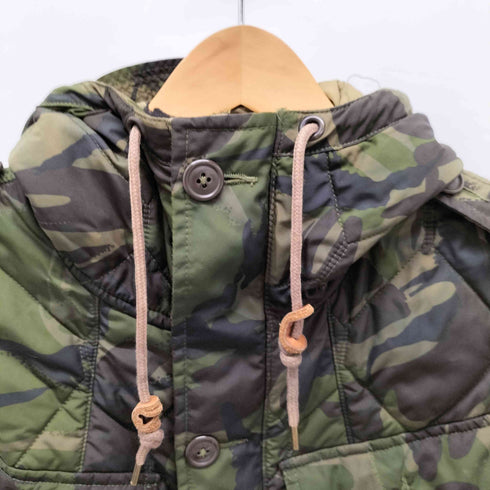 ポロバイラルフローレン Polo by RALPH LAUREN キルティングカモフラフーデッドジャケット メンズ import:S