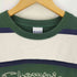チャンピオン Champion 配色ボーダー スクリプトロゴ刺繍 クルーネックTシャツ メンズ import:L