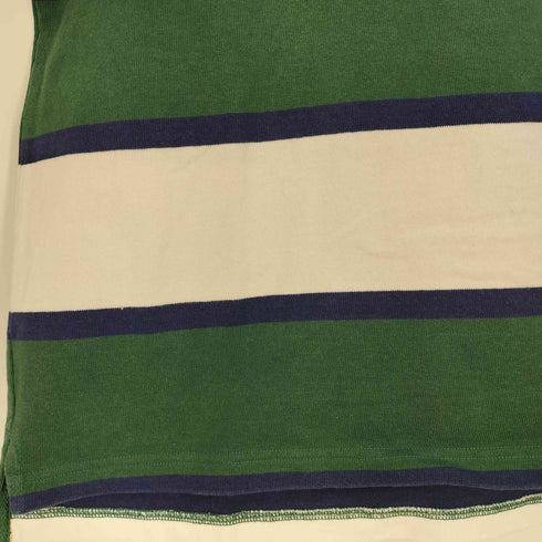 チャンピオン Champion 配色ボーダー スクリプトロゴ刺繍 クルーネックTシャツ メンズ import:L