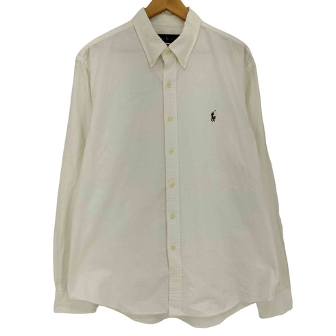 ラルフローレン RALPH LAUREN SLIM FIT STRETCH OXFORD ポニー刺繍 ボタンダウンシャツ メンズ import:XL