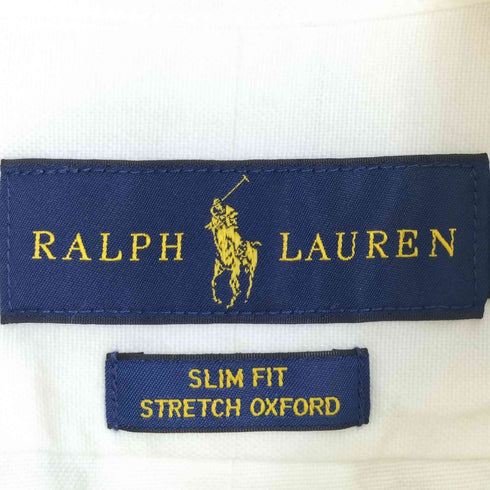 ラルフローレン RALPH LAUREN SLIM FIT STRETCH OXFORD ポニー刺繍 ボタンダウンシャツ メンズ import:XL