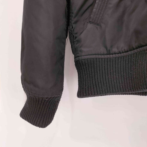 アルファインダストリーズ ALPHA INDUSTRIES HOODED RIB JACKET/ミリタリージャケット メンズ JPN:L