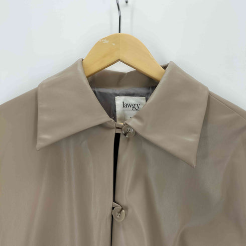 ラウジー lawgy soft leather long coat レディース FREE