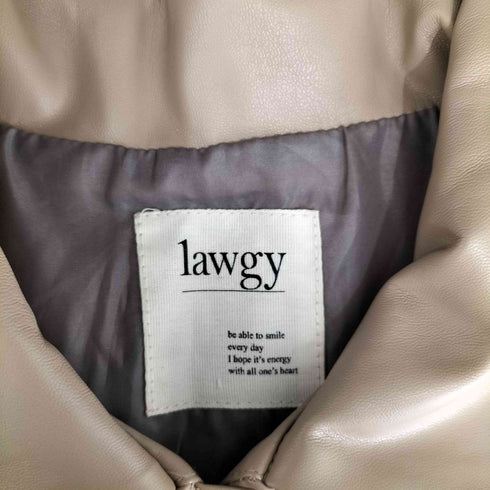 ラウジー lawgy soft leather long coat レディース FREE