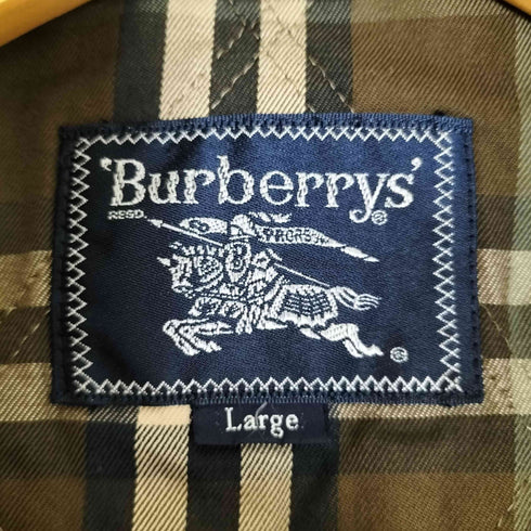 バーバリーズ BURBERRYS 裏地ノバチェック キルティングノバチェックライナー付き ジップアップ ブルゾン メンズ import:L