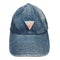 ゲスジーンズ GUESS JEANS TRAIANGLE LOGO DENIM 6-PANEL CAP トライアングル ロゴ デニム 6パネル キャップ メンズ ONE SIZE