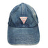 ゲスジーンズ GUESS JEANS TRAIANGLE LOGO DENIM 6-PANEL CAP トライアングル ロゴ デニム 6パネル キャップ メンズ ONE SIZE