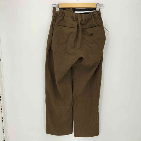 マーカウェア markaware FLAT-FRONT TROUSERS メンズ