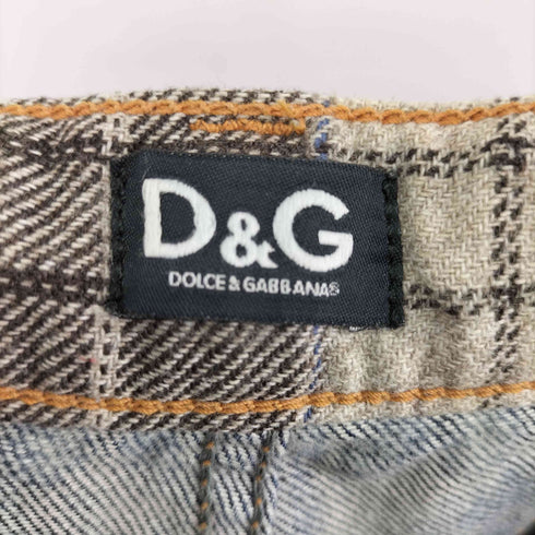 ディーアンドジードルチェアンドガッバーナ D&G DOLCE&GABBANA ダメージ加工 グラフィック デニムパンツ メンズ 31