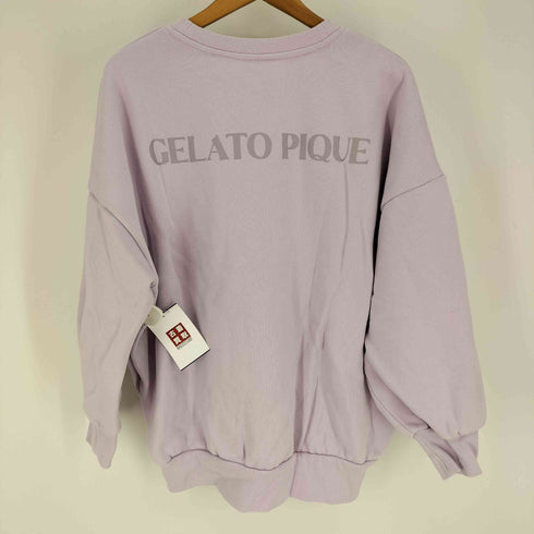ジェラートピケ gelato pique 23AW 裏毛プルオーバー クルーネック スウェット レディース ONE SIZE