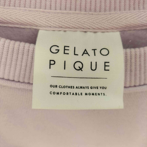 ジェラートピケ gelato pique 23AW 裏毛プルオーバー クルーネック スウェット レディース ONE SIZE