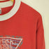 ゲス GUESS 90s USA製 トライアングルロゴ リンガー スウェットTシャツ メンズ