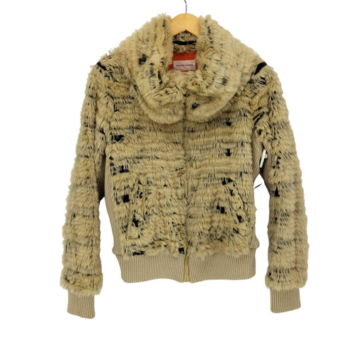 ツモリチサト TSUMORI CHISATO ニット切替フェイクファー ジャケット ゴマアザラシ レディース JPN:2
