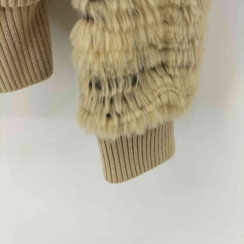 ツモリチサト TSUMORI CHISATO ニット切替フェイクファー ジャケット ゴマアザラシ レディース JPN:2