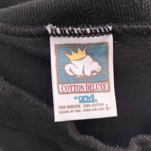 アンビル Anvil モックネック プリント L/S Tシャツ メンズ JPN:L