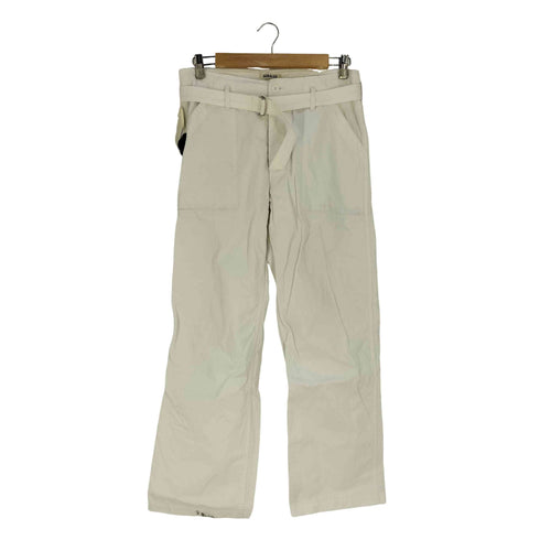 オーラリー AURALEE FINX LINEN OX BELT PANTS コットンリネン ベルトパンツ メンズ JPN:4
