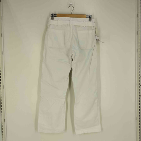 オーラリー AURALEE FINX LINEN OX BELT PANTS コットンリネン ベルトパンツ メンズ JPN:4