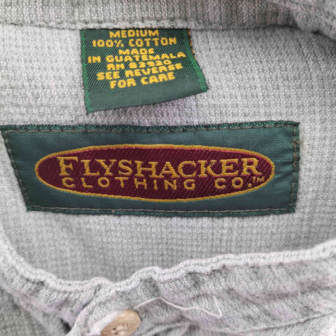 FLYSHACKER スタンドカラー S/S ヘンリーネックシャツ メンズ