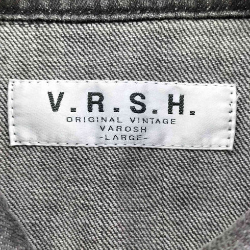 V.R.S.H デザイン ジップアップ デニム ジャケット Y2K レディース JPN:L