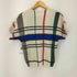 マカフィー MACPHEE カシミヤ混 チェックS/S ウールニット レディース JPN:S