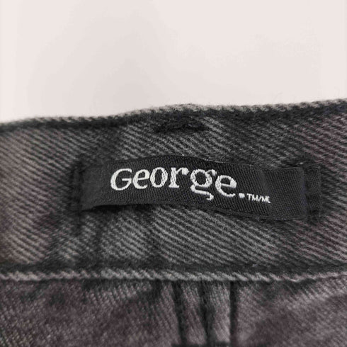 ジョージ GEORGE ブラックデニムパンツ メンズ