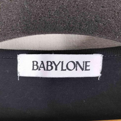 バビロン BABYLONE シアーボートネック長袖カットソー レディース FREE