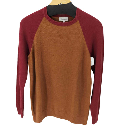 スティーブンアラン Steven Alan バイカラーリネンクルーネック L/S トップス メンズ import:S