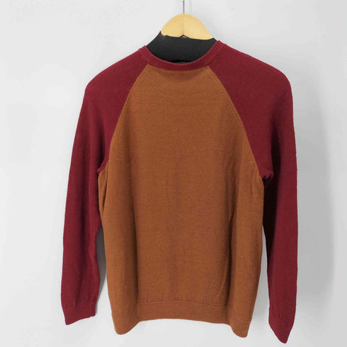 スティーブンアラン Steven Alan バイカラーリネンクルーネック L/S トップス メンズ import:S