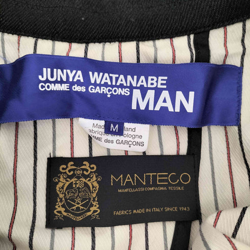 ジュンヤワタナベコムデギャルソンマン JUNYA WATANABE COMME des GARCONS MAN 2020AW Manteco エルボーパッチ ウールテーラードジャケット メンズ JPN:M